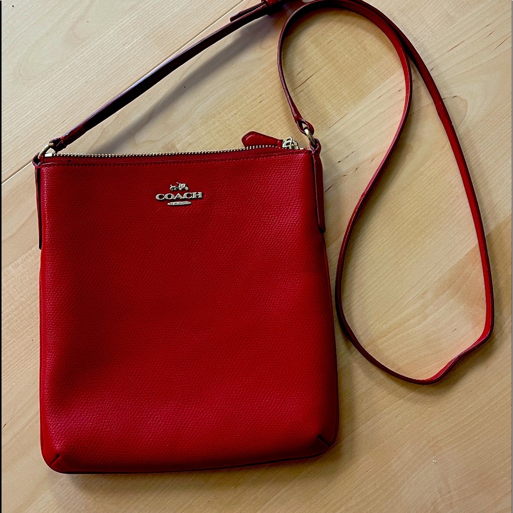 Coach Red Shoulder Bag